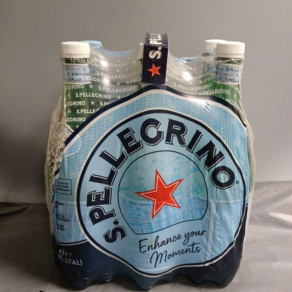 PACK OF 6 S.PELLEGRINO SPARKLING WATER