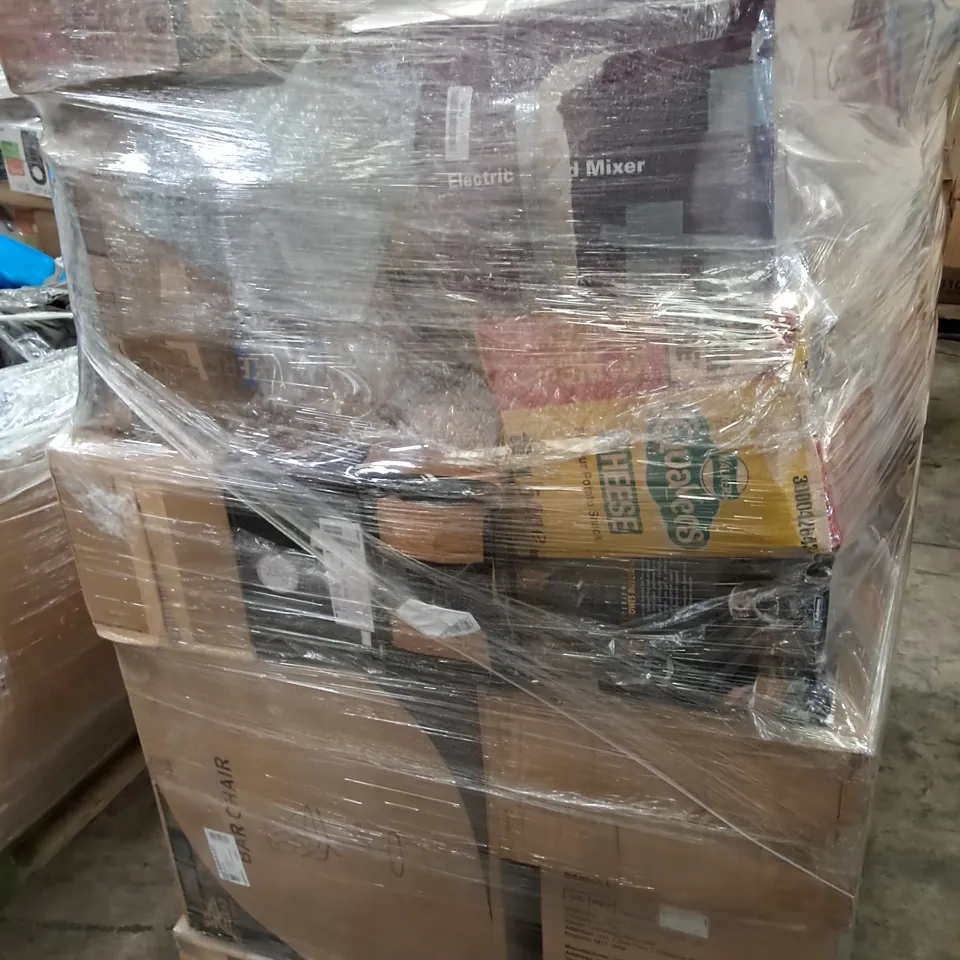 PALLET OF APPROXIMATELY 29 UNPROCESSED RAW RETURN HOUSEHOLD AND ELECTRICAL GOODS TO INCLUDE;