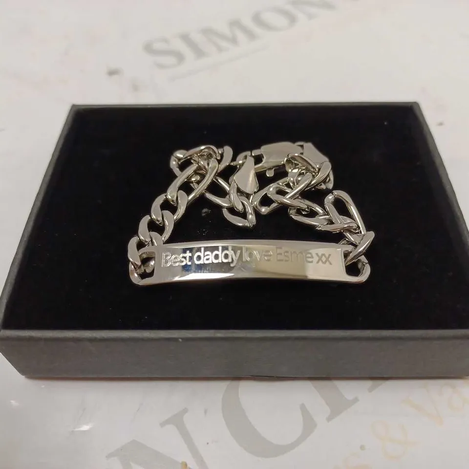 MEN'S PERSONALISED ID BRACELET RRP £35
