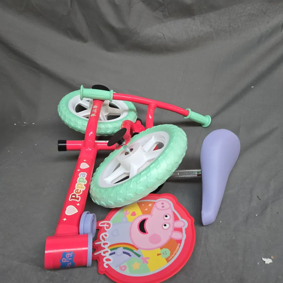 PEPPA PIG 10 INCH BALANCE BIKE RRP £45