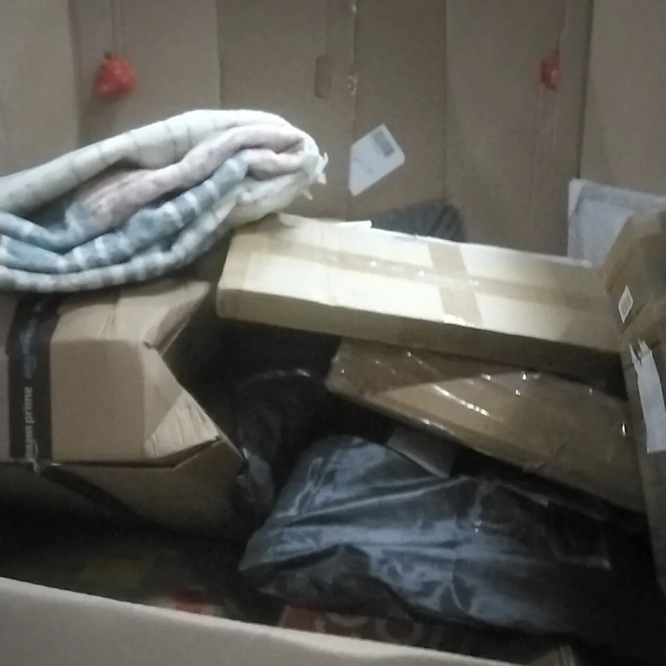 PALLET OF ASSORTED ITEMS INCLUDING- 3PC PICTURE FRAME SET, STEAM SPOT CLEANER