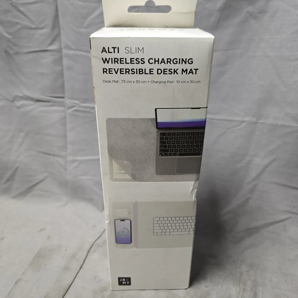 BOXED AND SEALED JOURNEY ALTI SLIM WIRELESS CHARGING REVERSIBLE DESK MAT