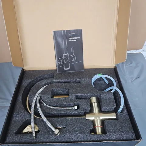 BOXED HANSTRÖM UM01F UME BRUSHED BRASS BOILER TAP