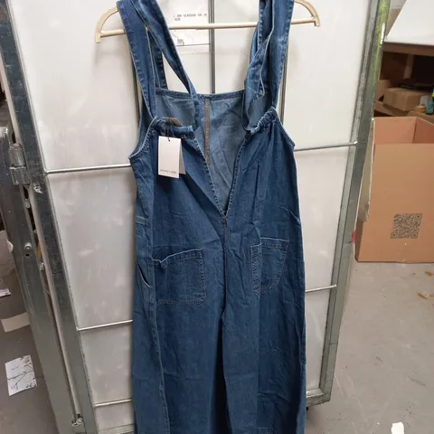 NOBODYS CHILD DENIM RALPH JUMPSUIT IN BLUE - UK 12