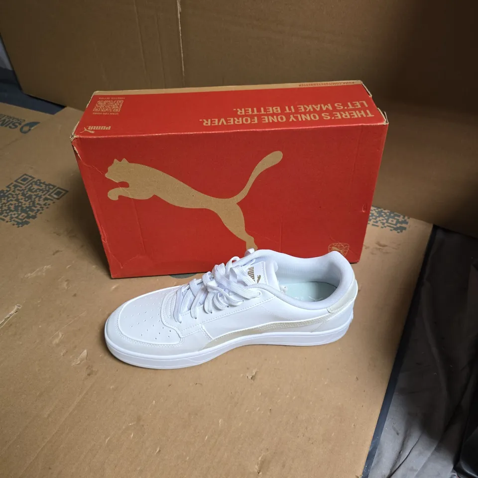 PUMA WHITE SNEAKERS - MEN'S - UK SIZE 10 