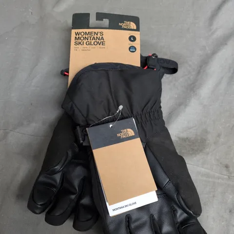 THE NORTH FACE WOMEN'S MONTANA SKI GLOVE – BLACK, SIZE L