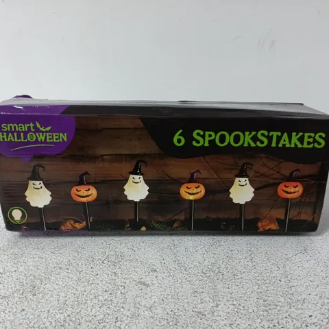SMART HALLOWEEN 6 SPOOKSTAKES GARDEN ORNAMENTS