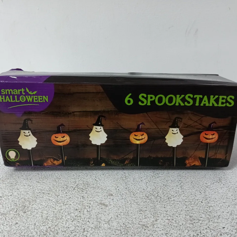 SMART HALLOWEEN 6 SPOOKSTAKES GARDEN ORNAMENTS