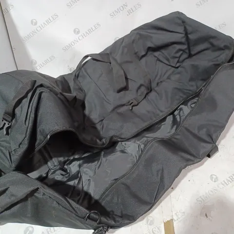 BOXED DESIGNER LARGE DUFFLE BAG IN BLACK