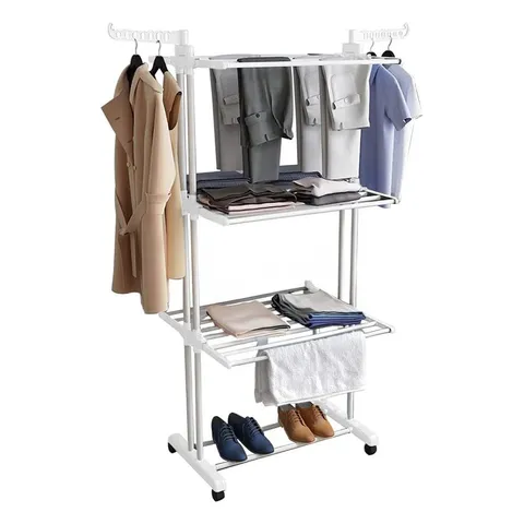 BOXED NEO WHITE CLOTHES AIRER SHELF (1 BOX)