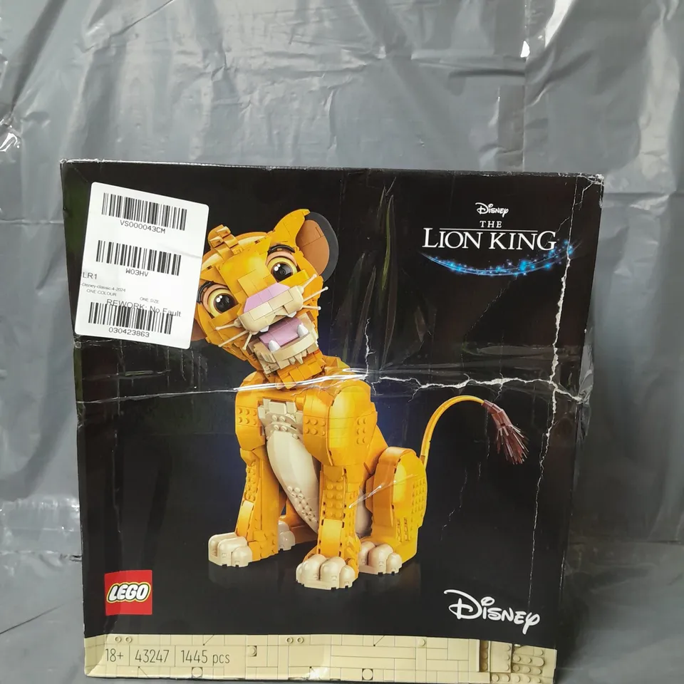 DISNEY YOUNG SIMBA THE LION KING SET 43247