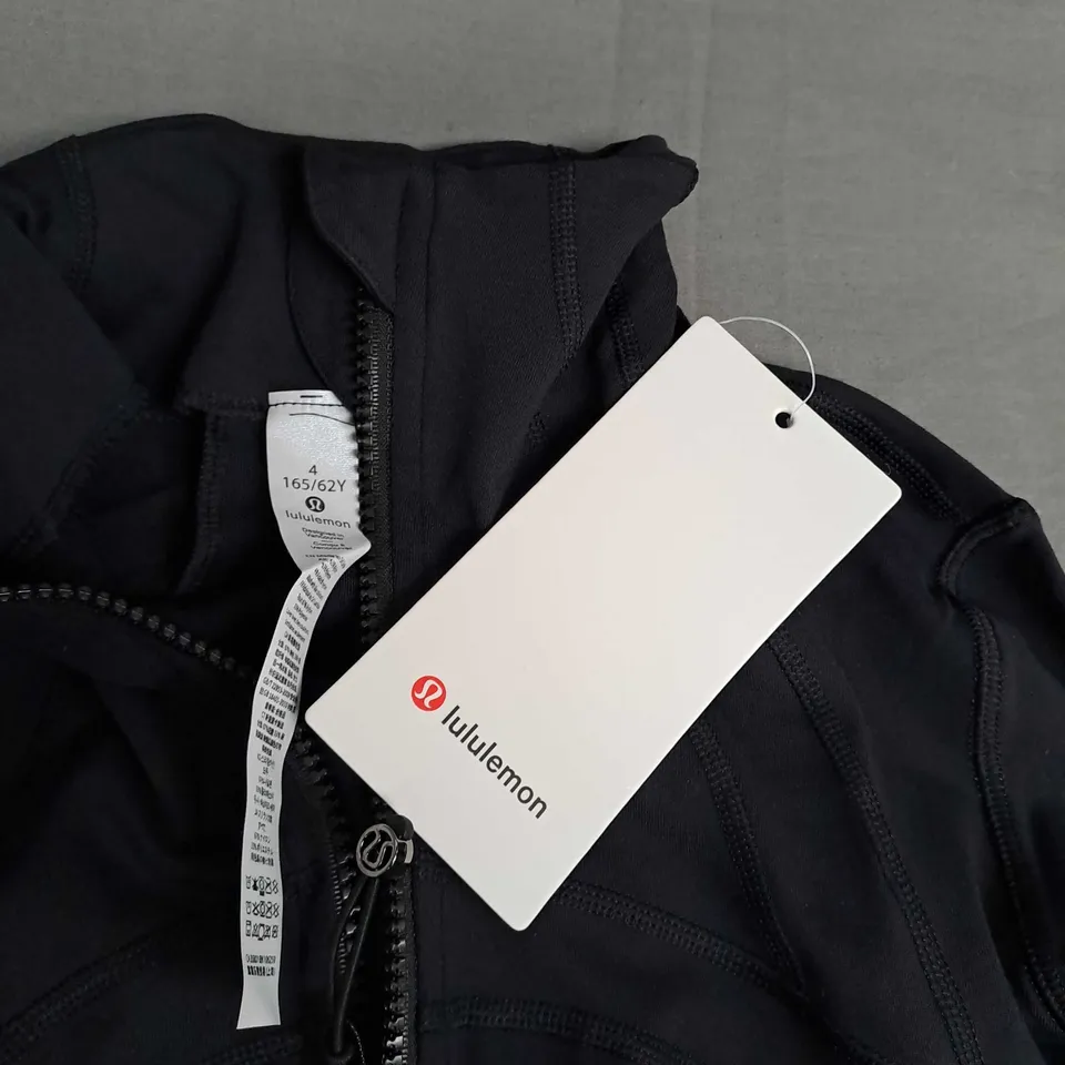 LULULEMON DEFINE JACKET IN BLACK - SIZE 4