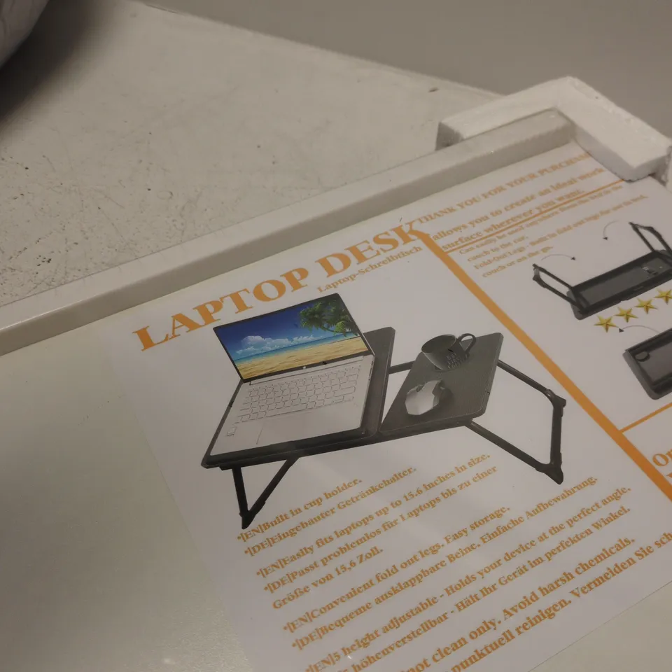 LAPTOP DESK – FOLDABLE PORTABLE WORKSTATION