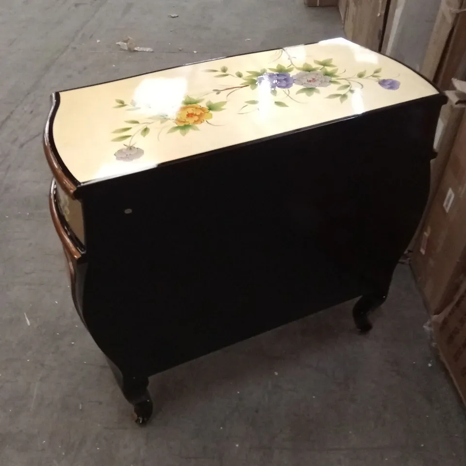 ETTA AVENUE APOLLONIA GOLD LEAF HAND PAINTED CHEST OF DRAWERS RRP £619.99