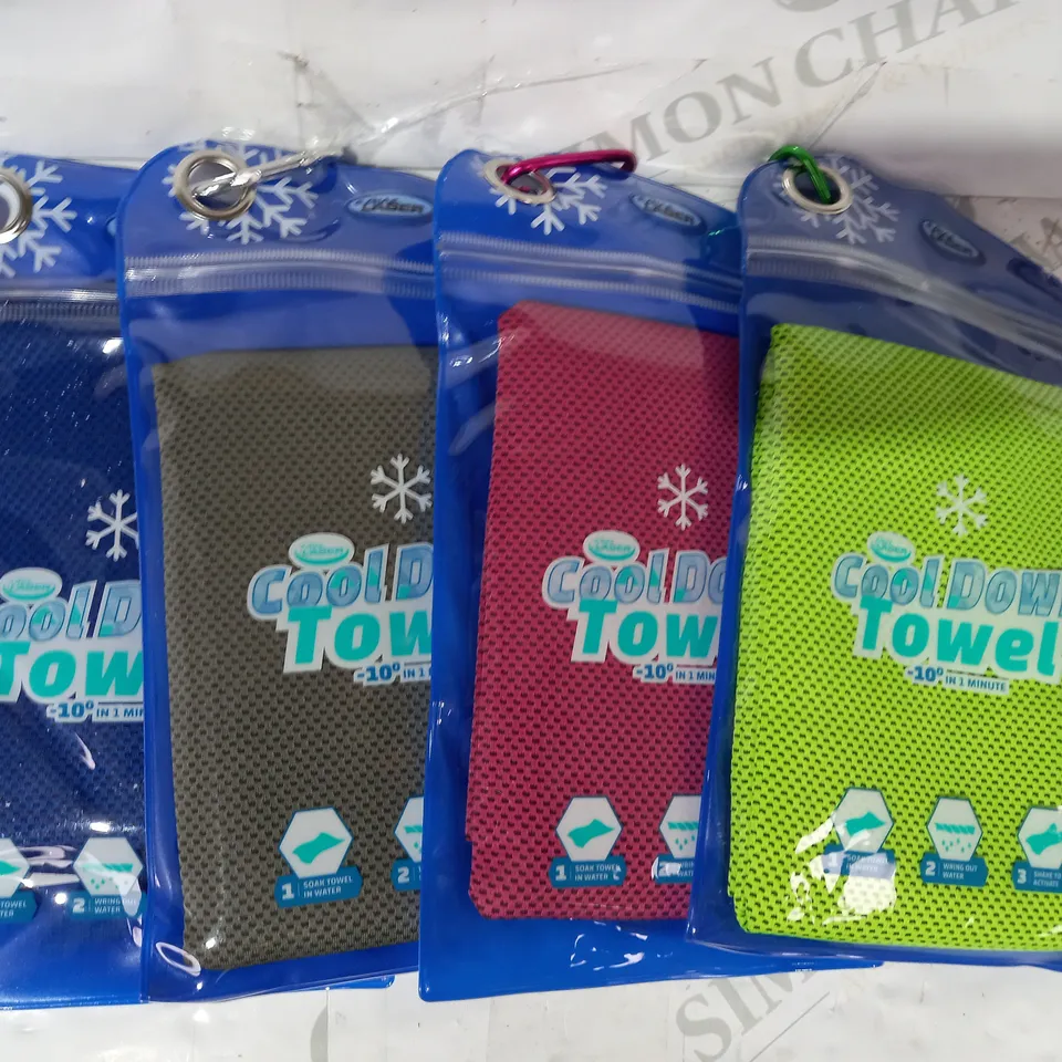 AQUA LASER SET OF 4 COOL DOWN TOWELS
