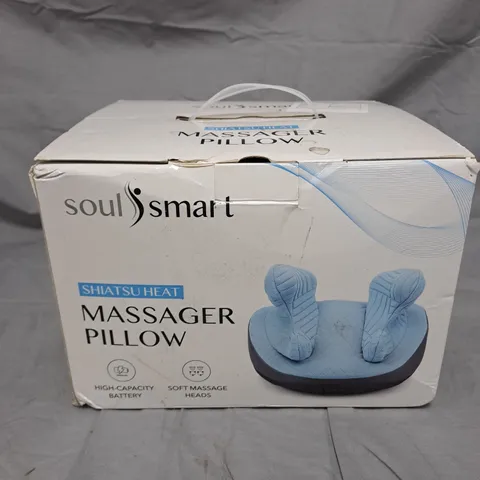 SOULSMART SHIATSU HEAT MASSAGE PILLOW – BOXED (FR-P92)