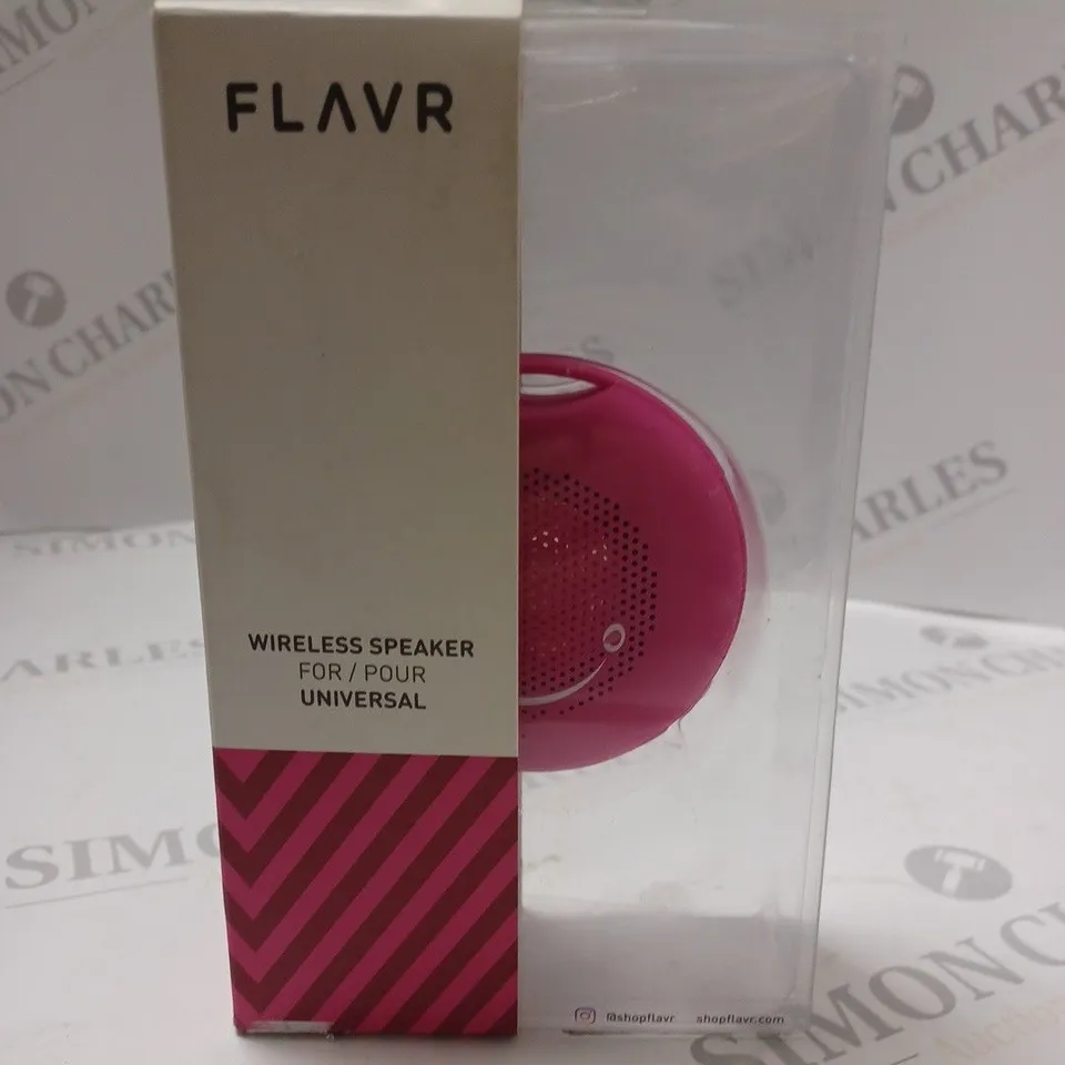 BOXED FLAVR WIRELESS SPEAKER - PINK