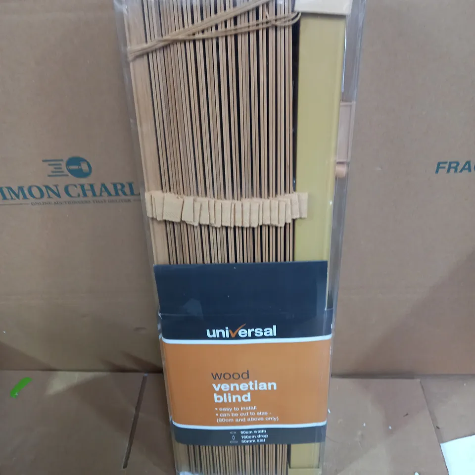 50MM WOODEN VETETIAN BLIND 60 X 160 RRP £55
