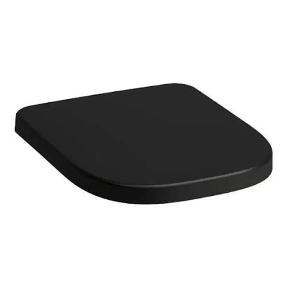 BRAND NEW BOXED LAUFEN MEDA TOILET SEAT H8911137160001 WITH LID, SOFT-CLOSE MECHANISM, MATT BLACK