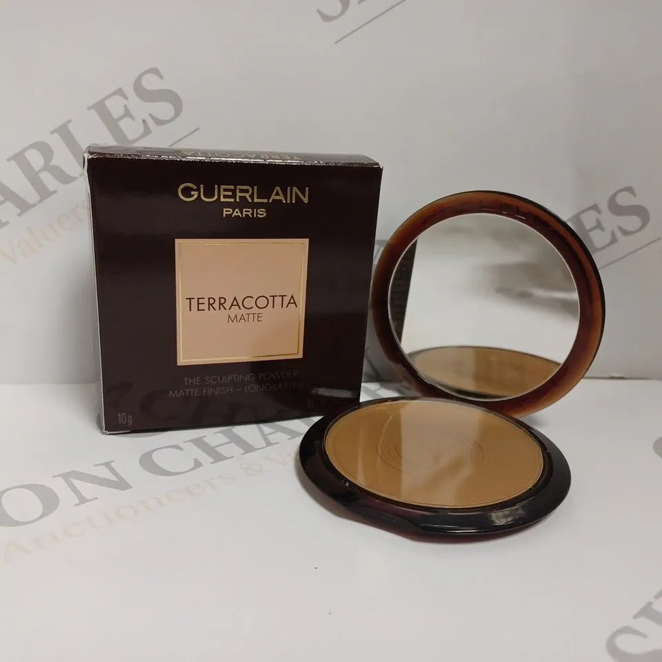 BOXED GUERLAIN TERRACOTTA MATTE THE SCULPTING POWDER - MEDIUM  