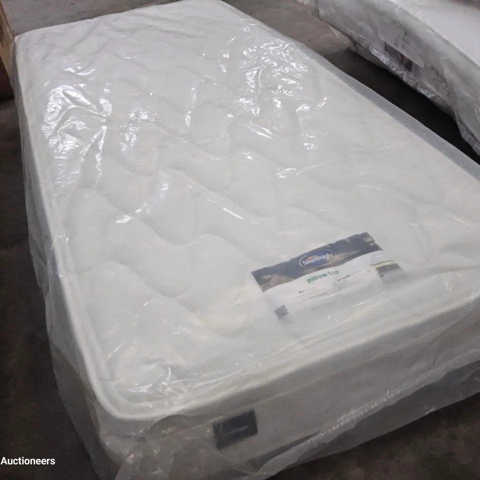 QUALITY BAGGED SILENTNIGHT 3' SINGLE PILLOWTOP MATTRESS 