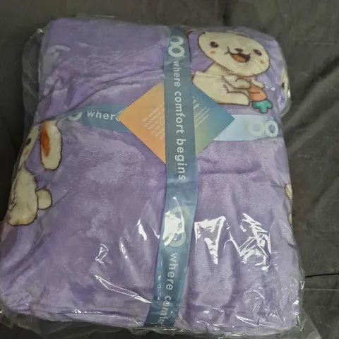 SEALED OODIE OVERSIZED HOODED BLANKET - ADULT BUNNY