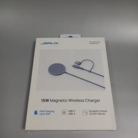 BOXED SEALED JSAUX 15W MAGNETIC WIRELESS CHARGER