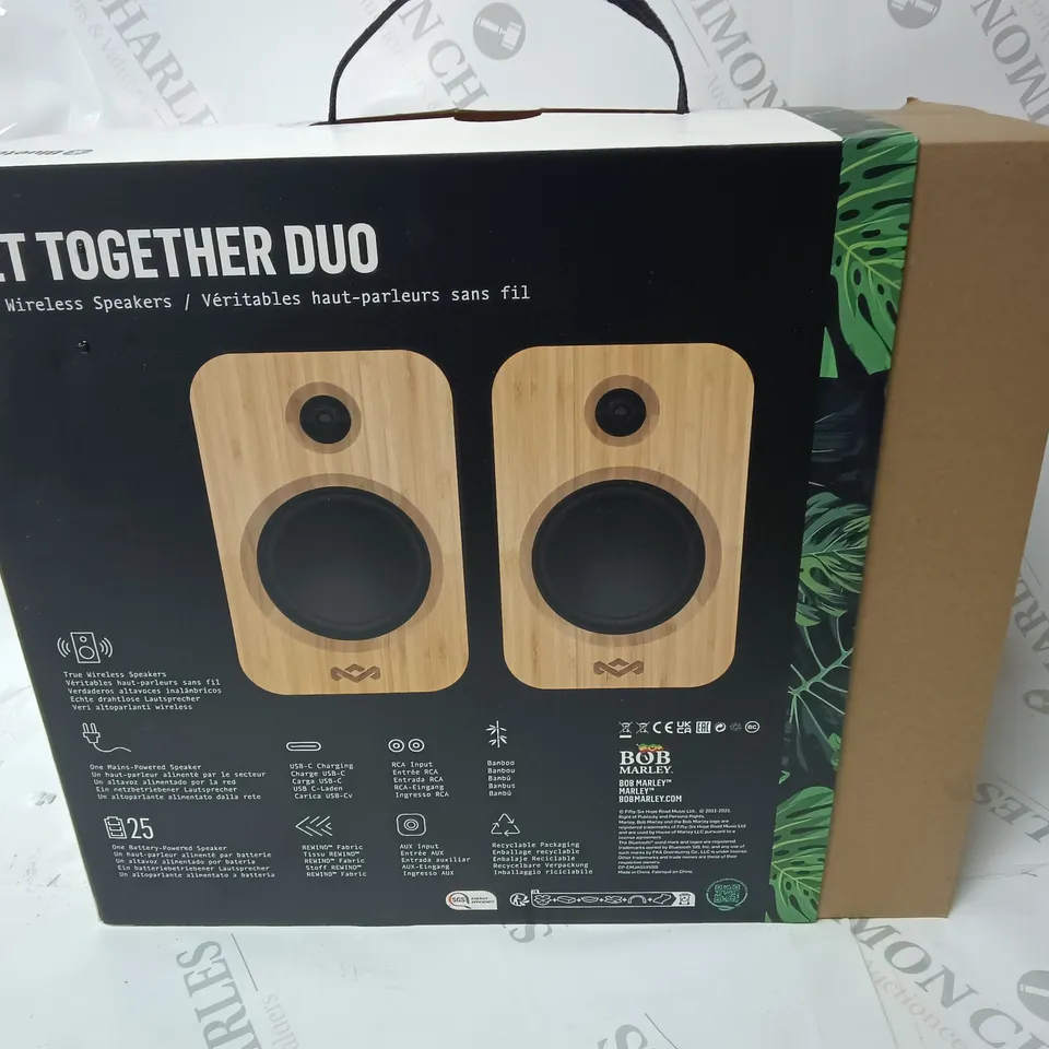 BOXED MARLEY GET TOGETHER DUO SPEAKERS 