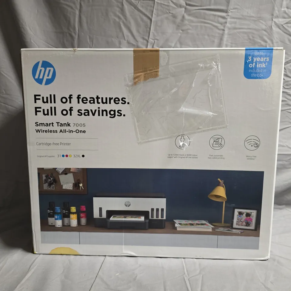 HP SMART TANK 7005 WIRELESS ALL-IN-ONE PRINTER – BOXED