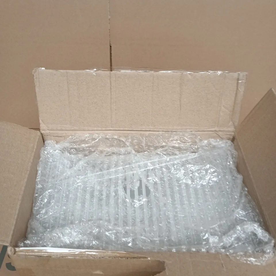 TRANSPARENT PLASTIC NINTENDO GAME DISPLAY CASE WITH HINGED PANELS - BOX OF APPROXIMATELY 40