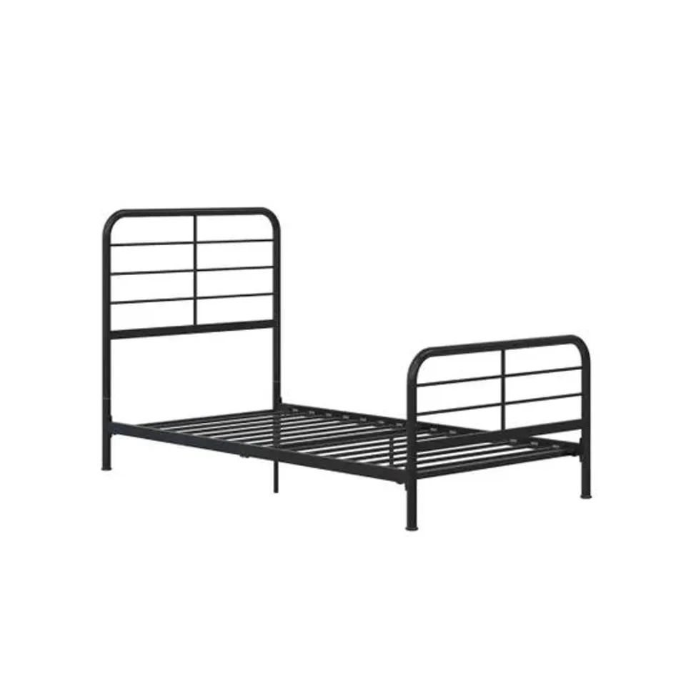 BOXED MILLIE METAL BED BLACK SINGLE