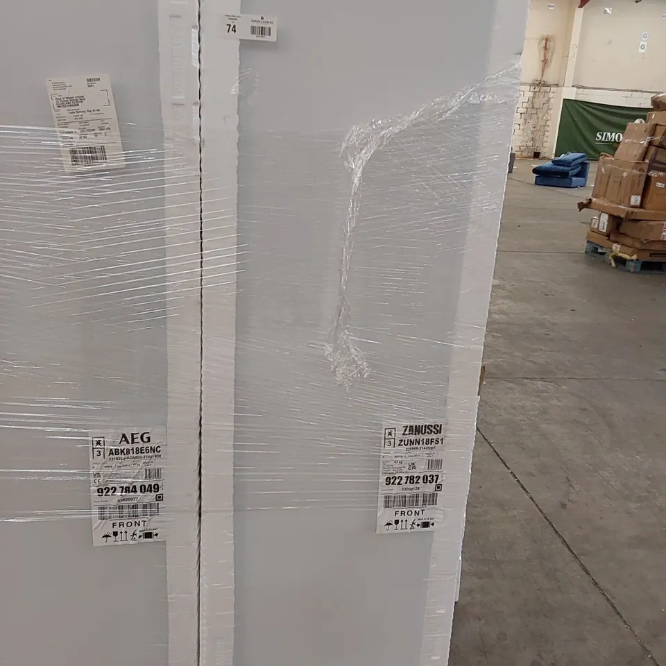 ZANUSSI SERIES 40 INTEGRATED TALL FREEZER 204L Model ZUNN18FS1 RRP £775