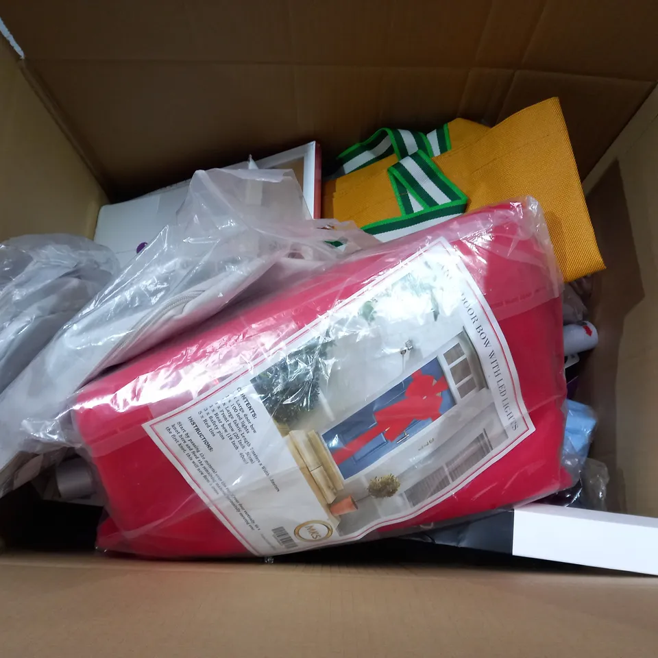 BOX OF APPROXIMATELY 17 ASSORTED ITEMS TO INCLUDE - FRIDA MOM DISPOSABLE C-SECTION UNDERWARE - SILDENT PUTTY - ETHERNET CABLE ECT