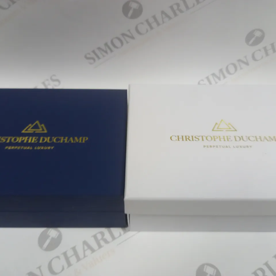 BOXED CHRISTOPHE DUCHAMP GENTS SWISS MOVEMENT GRAND MONT IP WATCH
