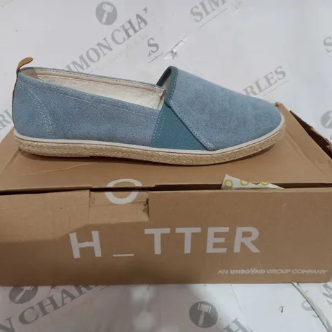 BOXED ROBYN II SHOES SAGE COLOURED PUMPS - UK SIZE 6