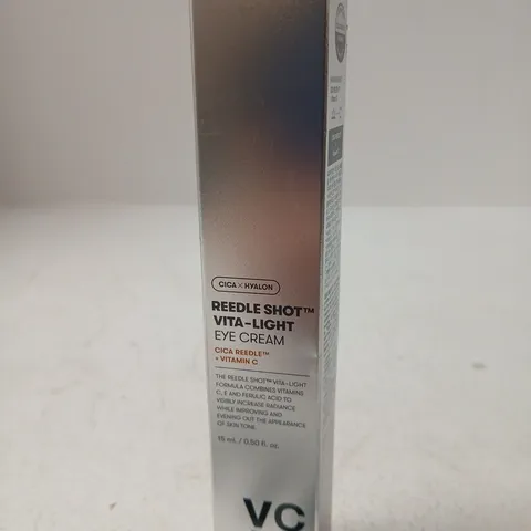 SEALED VT COSMETICS REEDLE SHOT VITA-LIGHT EYE CREAM 15ML