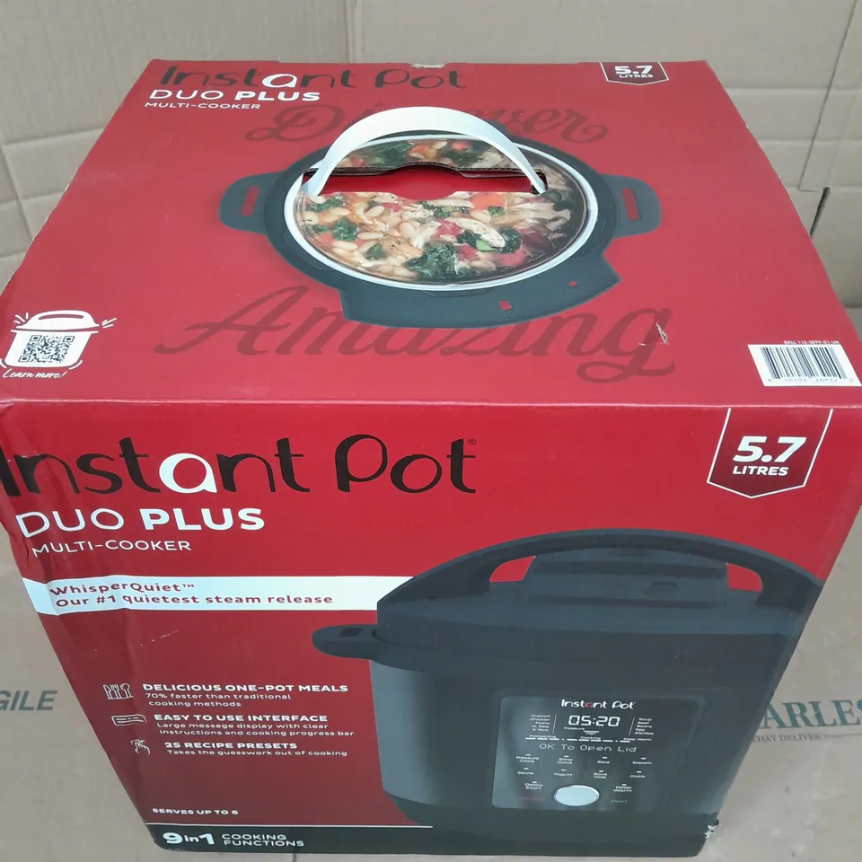 BOXED INSTANT POT MULTI-COOKER