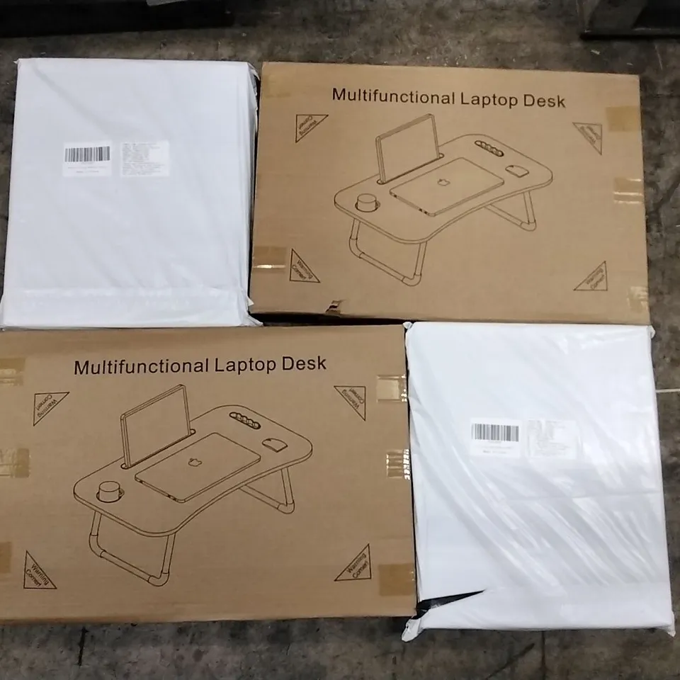 PALLET OF ASSORTED PRODUCTS INCLUDING MULTIFUNCTIONAL LAPTOP DESKS AND OVAL TOILET SEATS