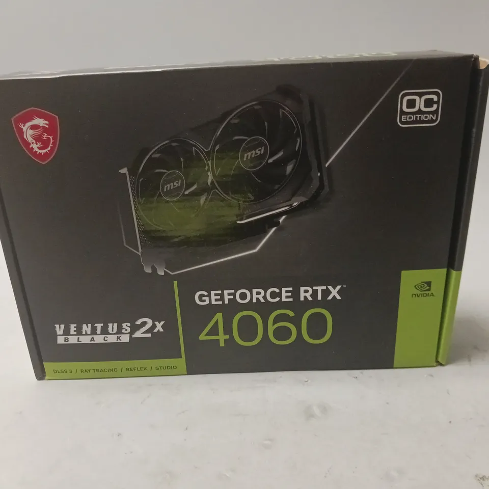 BOXED MSI GEFORCE RTX 4060 8GB GDDR6 GRAPHICS CARD