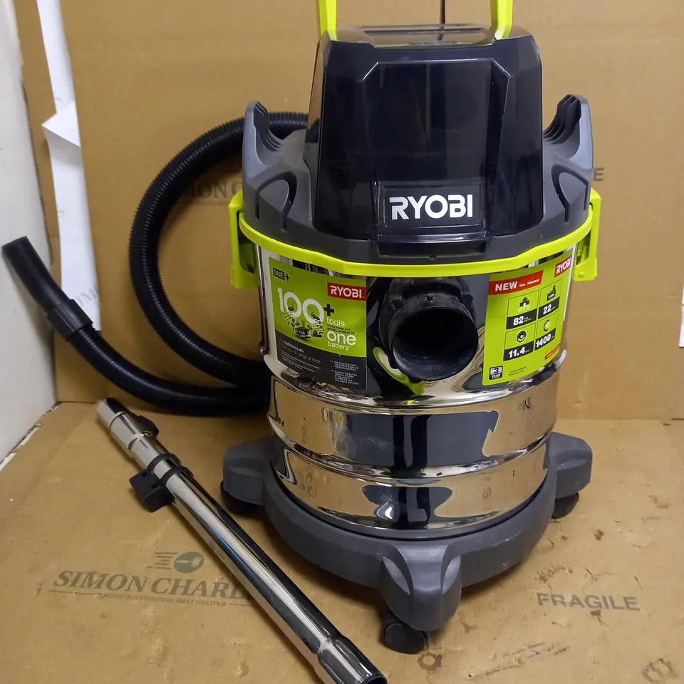 RYOBI R18WDV-0 ONE+ CORDLESS WET & DRY VAC