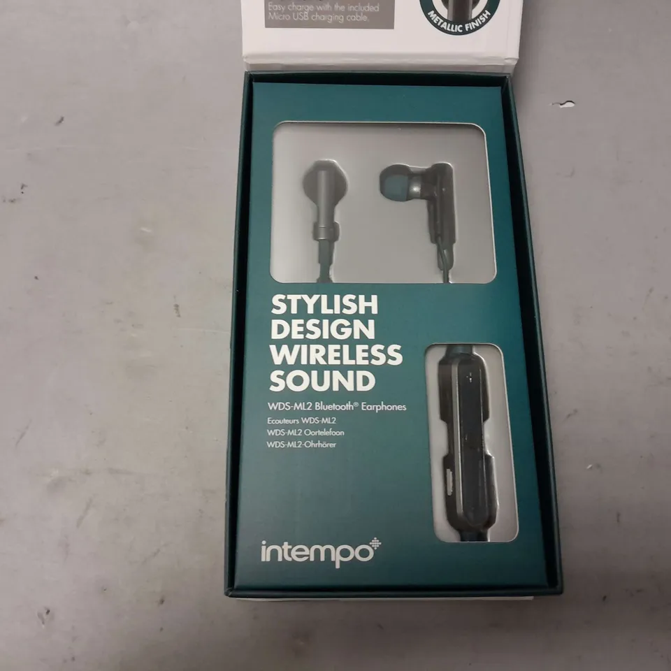 BOXED INTEMPO WDS-ML2 BLUETOOTH EARPHONES (GREEN)
