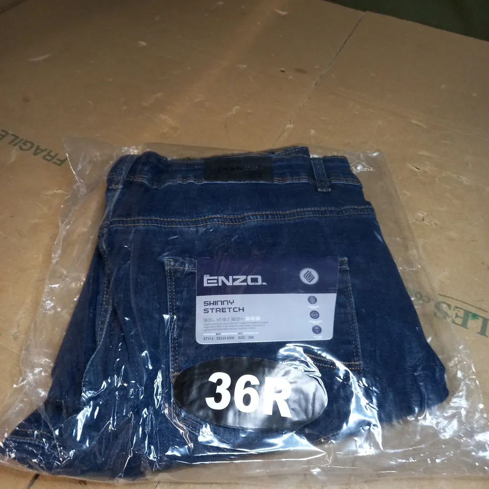 ENZO SKINNY STRETCH JEANS 36R 
