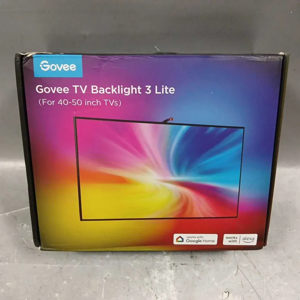 BOXED GOVEE TV BACKLIGHT 3 LITE FOR 40/50" TVS