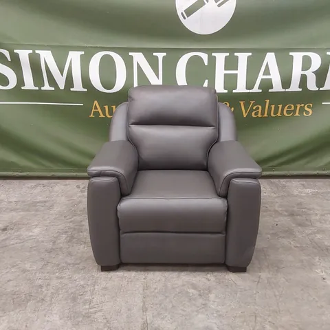 QUALITY DESIGNER ITALIAN MADE PARMA LEATHER ARMCHAIR