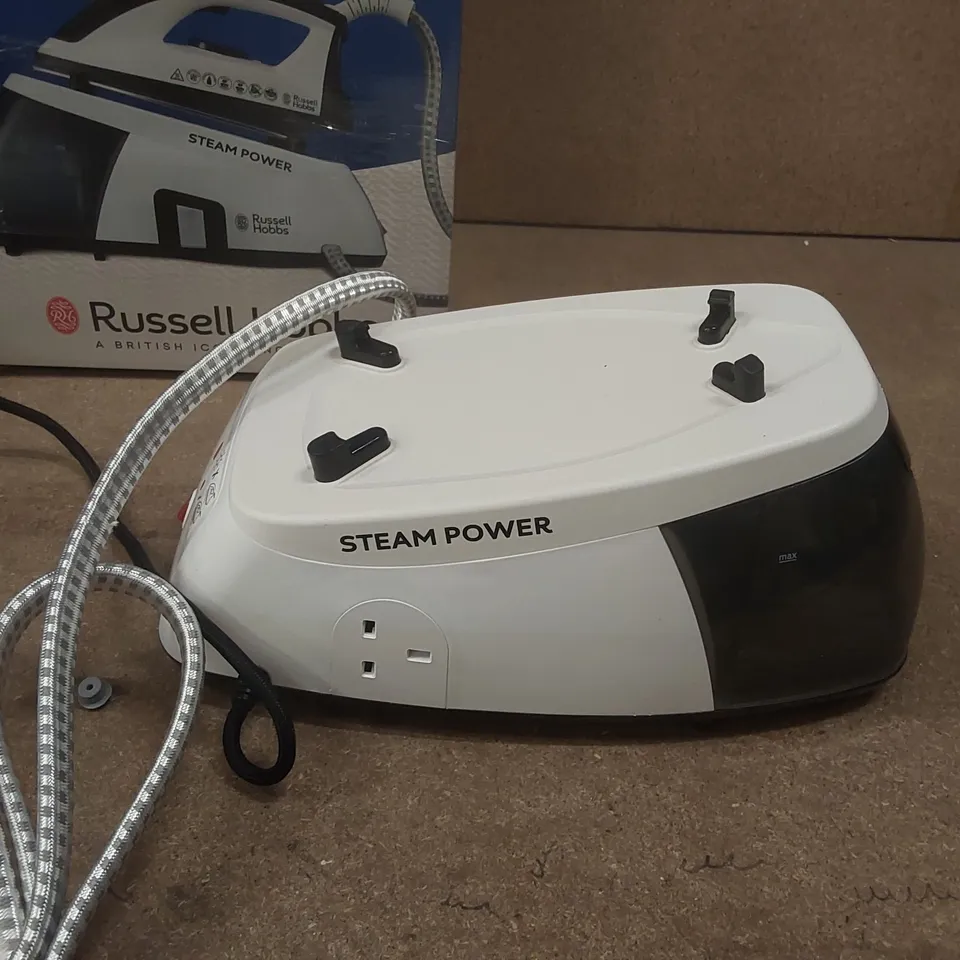 BOXED RUSSELL HOBBS STEAM GENERATOR AND IRON