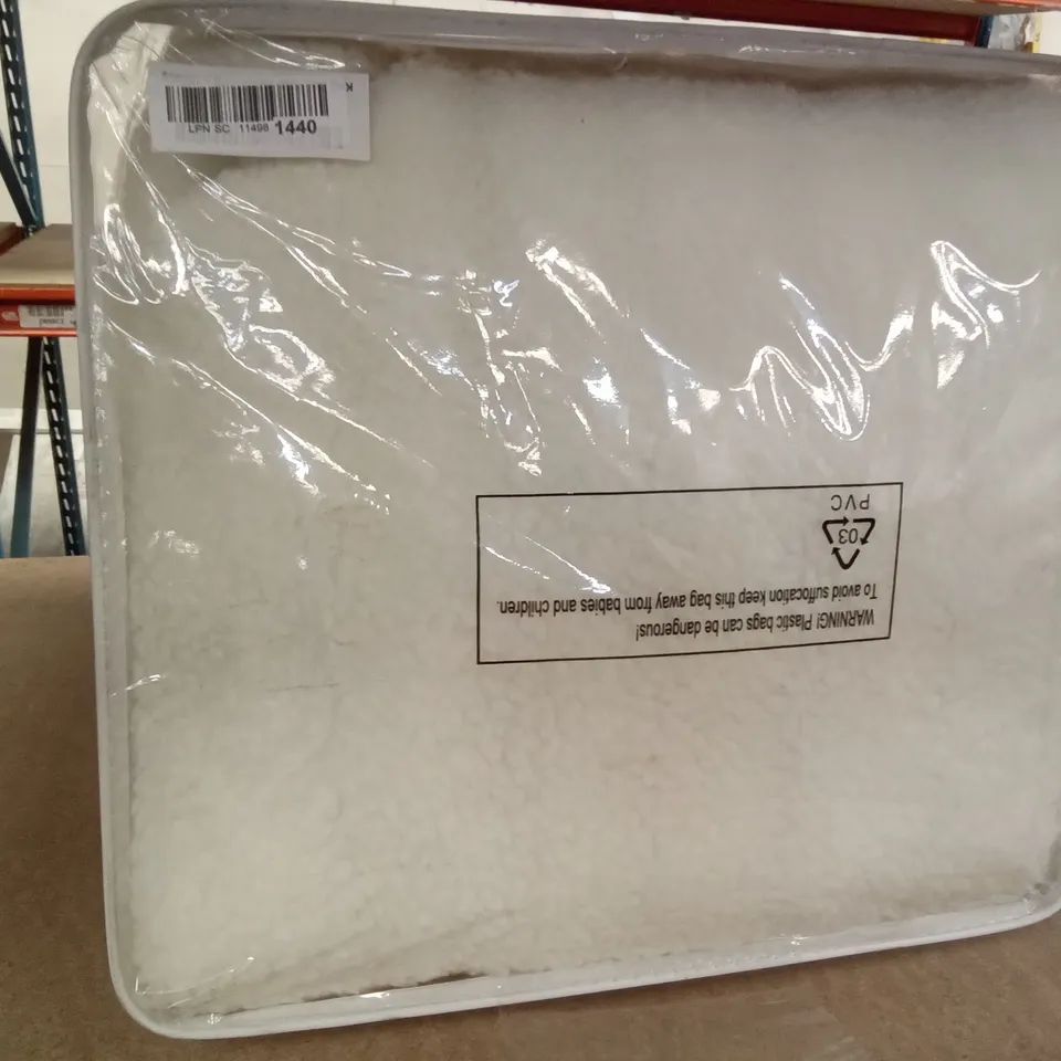 BAGGED LUXURY FULLY FITTED FLEECE ELECTRIC BLANKET