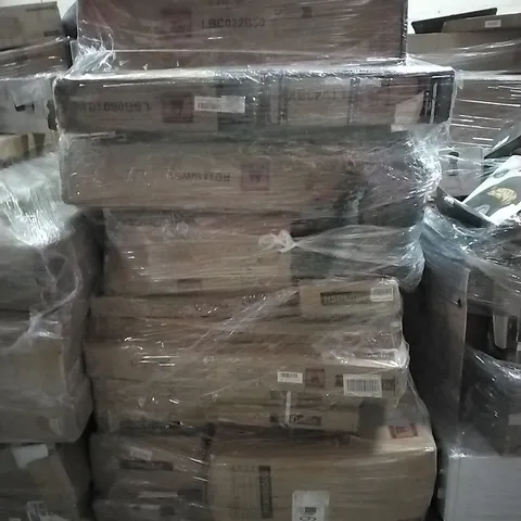 PALLET OF HOUSEHOLD ITEMS TO INCLUDE CAT TREE, OFFICE CHAIR,  FLOATING SHELF AND OTHER ASSORTED ITEMS...