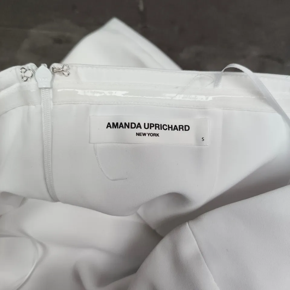 AMANDA UPRICHARD WHITE DRESS, WOMEN'S, SIZE S