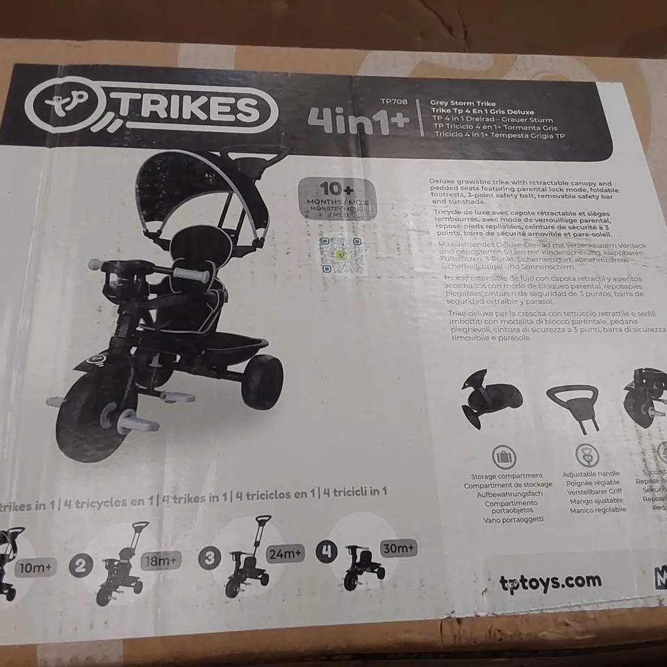 BOXED TP 4 IN 1 + TRIKE IN GREY STORM (1 BOX)