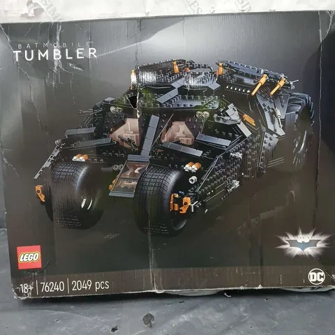 BOXED LEGO BATMAN THE DARK KNIGHT TRILOGY BATMOBILE TUMBLER - 76240